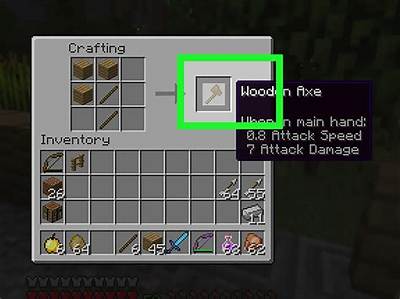 How Do You Make a Axe in Minecraft