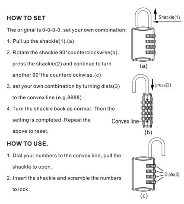 How Do You Open a 4 Combination Lock?