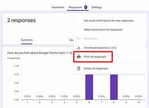 How Do You Print Google Form Responses?