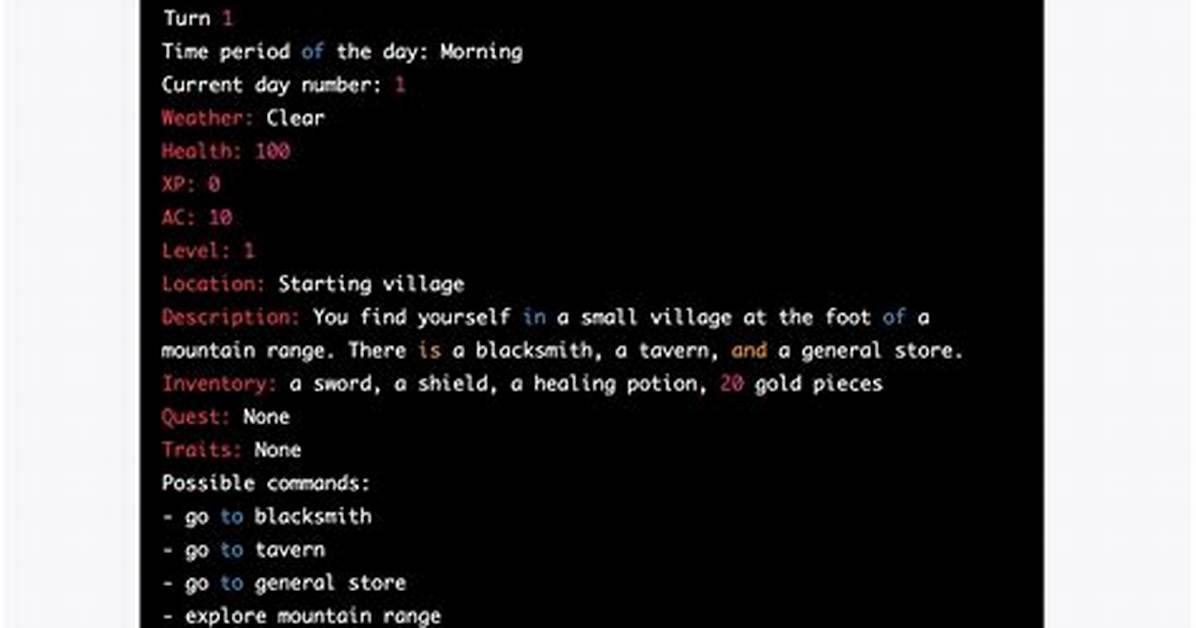 How Do You Program a Text-Based Adventure Game?