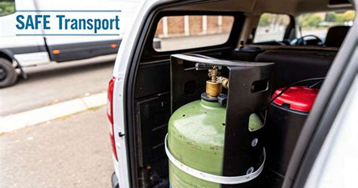 How Do You Safely Transport a Gas Can?