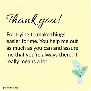 How Do You Say Thanks for Helping Me?