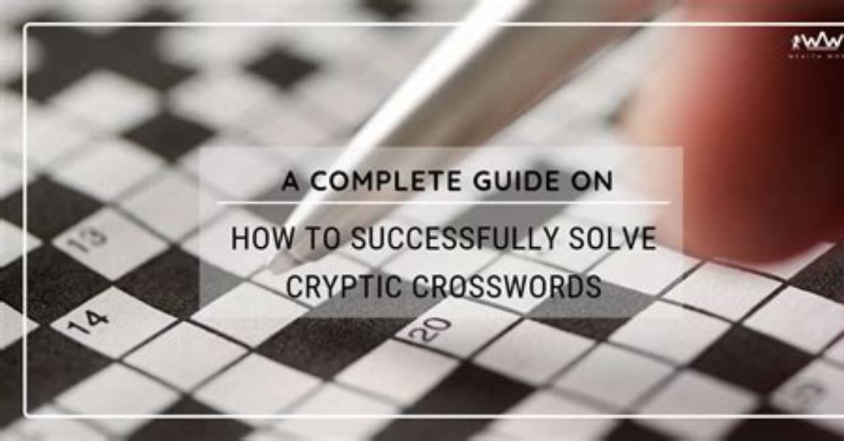 How Do You Solve Cryptic Clues?