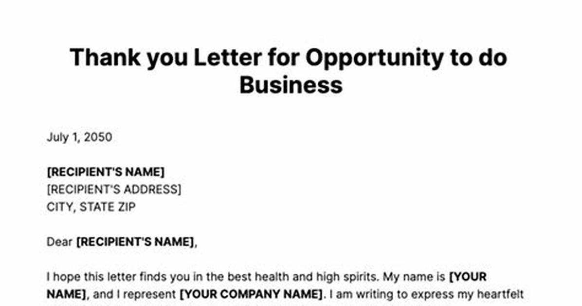 How Do You Thank a New Company?