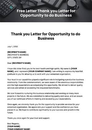 How Do You Thank a New Company?