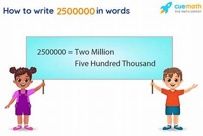 How Do You Write 2500000 in Words?
