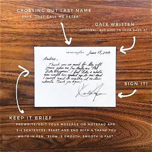 How Do You Write a Note for a Deceased Person?