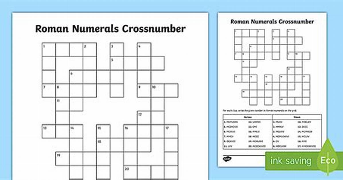 How Does a Crossnumber Work?