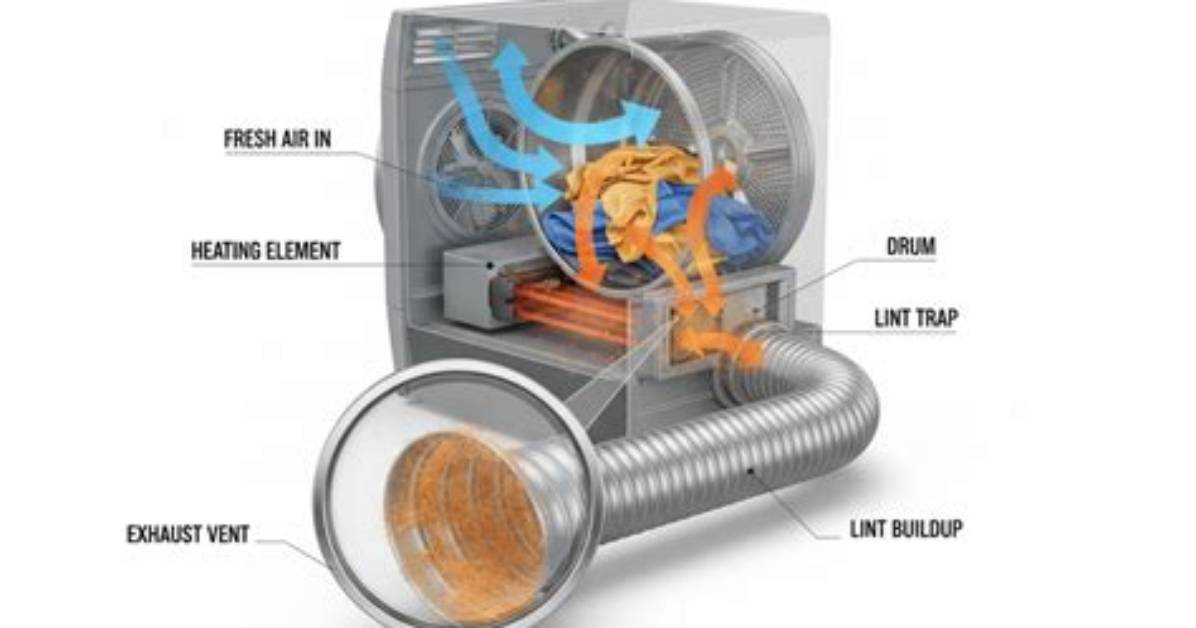 How Does a Dryer Lint Trap Work?