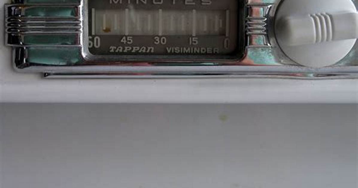 How Does a Tappan Stove Timer
