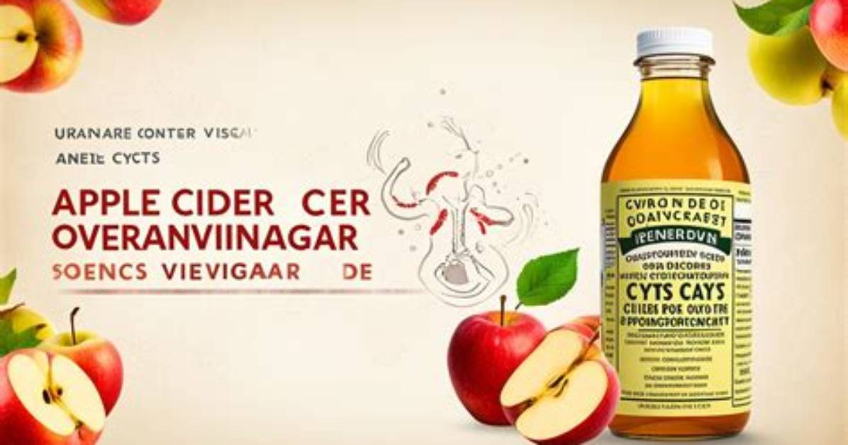 How Does Apple Cider Vinegar Help Ovarian Cysts?