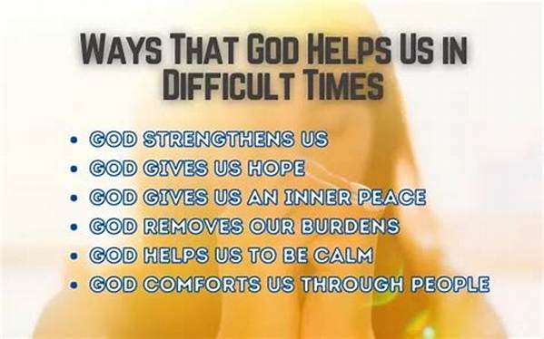 How Does God Help Us Through Hard Times?