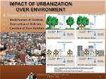 How Does Urbanization Affect Natural Resources