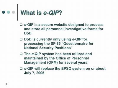 How Far Back Does E Qip Go?