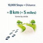 How Far Is a Million Steps
