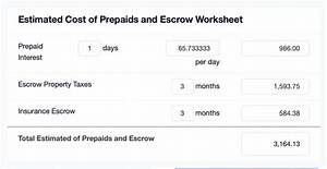 How Is Estimated Escrow Calculated?