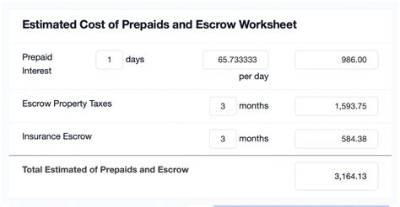 How Is Estimated Escrow Calculated?