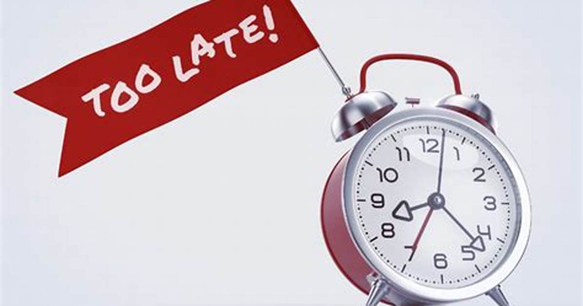 How Late Is Too Late for a Wedding?