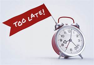 How Late Is Too Late for a Wedding?