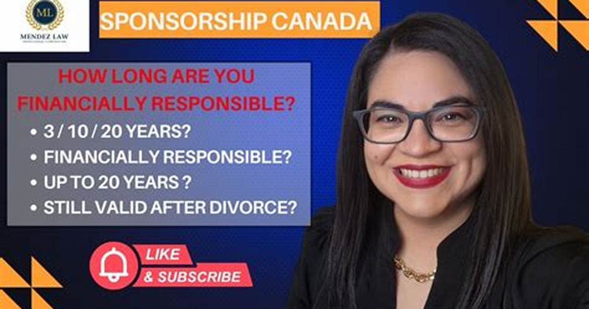 How Long Are You Financially Responsible for Someone You Sponsor?