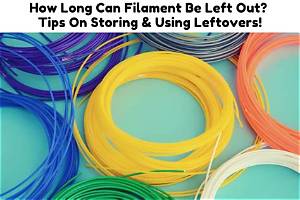 How Long Can Filament Be Left out?
