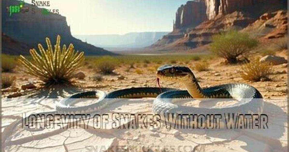 How Long Can Snakes Live Without Water?