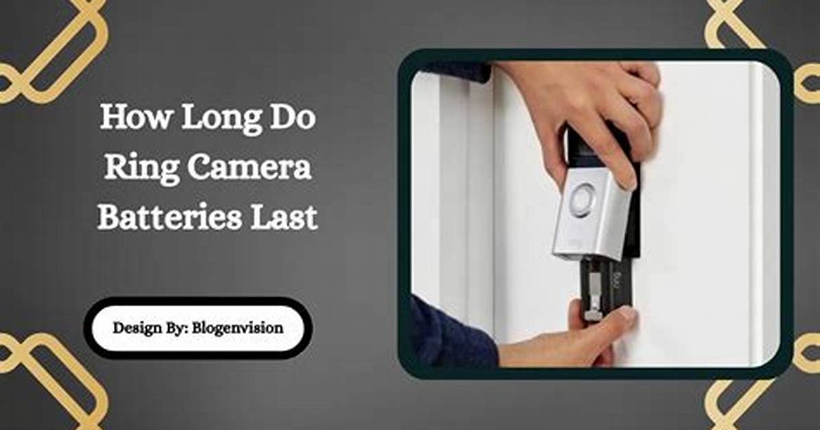 How Long Do Ring Batteries Last?