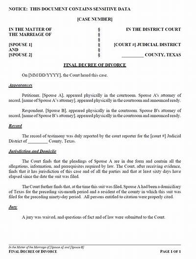 How Long Does a Divorce Decree Have to Be on File?