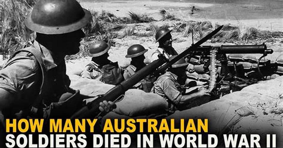 How Many Australian Died in Ww2?