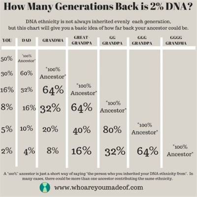 How Many Generations Does Dna Go Back?