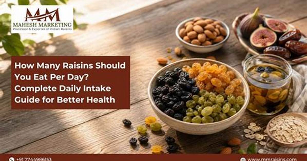 How Many Raisins Should I Soak in Water?