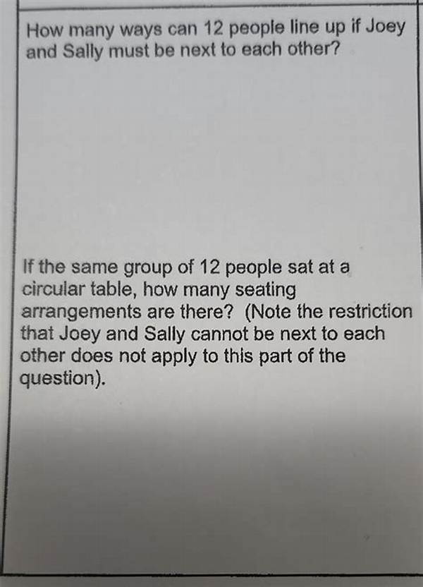 How Many Ways Can 12 People Be Seated?