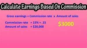 How Much Commission Do You Need?