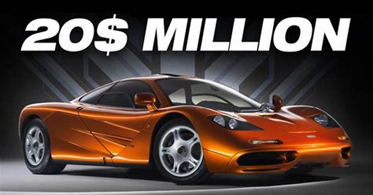How Much Do Mclaren F1 Cost?
