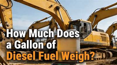 How Much Does 50 Gal of Diesel Fuel Weigh