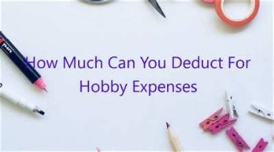 How Much in Hobby Expenses Can Be Deducted by a Taxpayer?