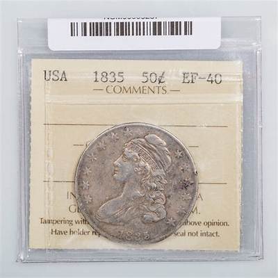 How Much Is a 1835 50 Cent Piece Worth?