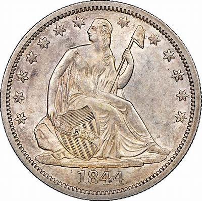 How Much Is a 1844 Half Dollar Coin Worth?