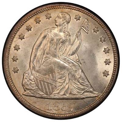 How Much Is a 1857 Silver Dollar Worth?