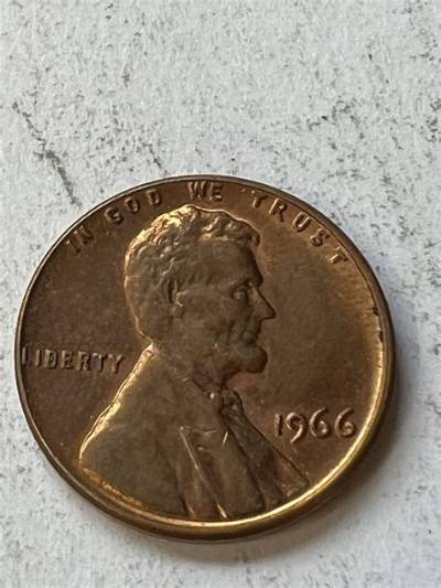 How Much Is a 1966 Lincoln Penny with No Mint Mark Worth?