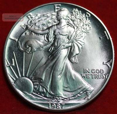 How Much Is a 1987 Uncirculated Silver Dollar Worth?