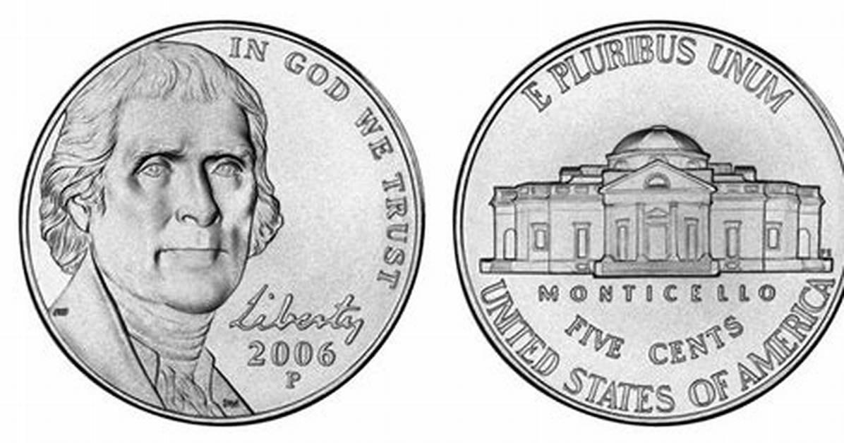 How Much Is a 2006 Jefferson Nickel Worth?