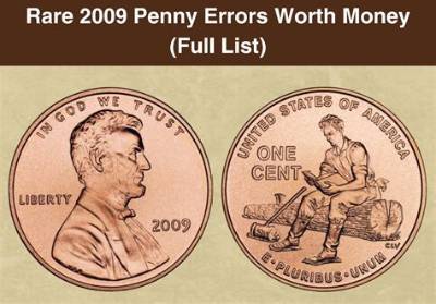 How Much Is a 2009 Rare Penny Worth?