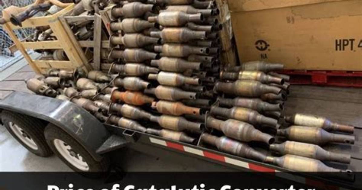 How Much Is a Catalytic Converter Worth on the Black Market?