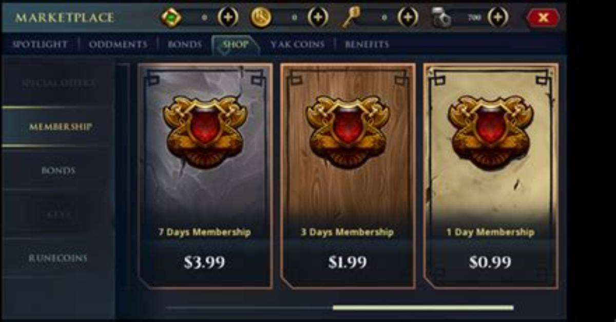How Much Is Runescape Membership in Gold?
