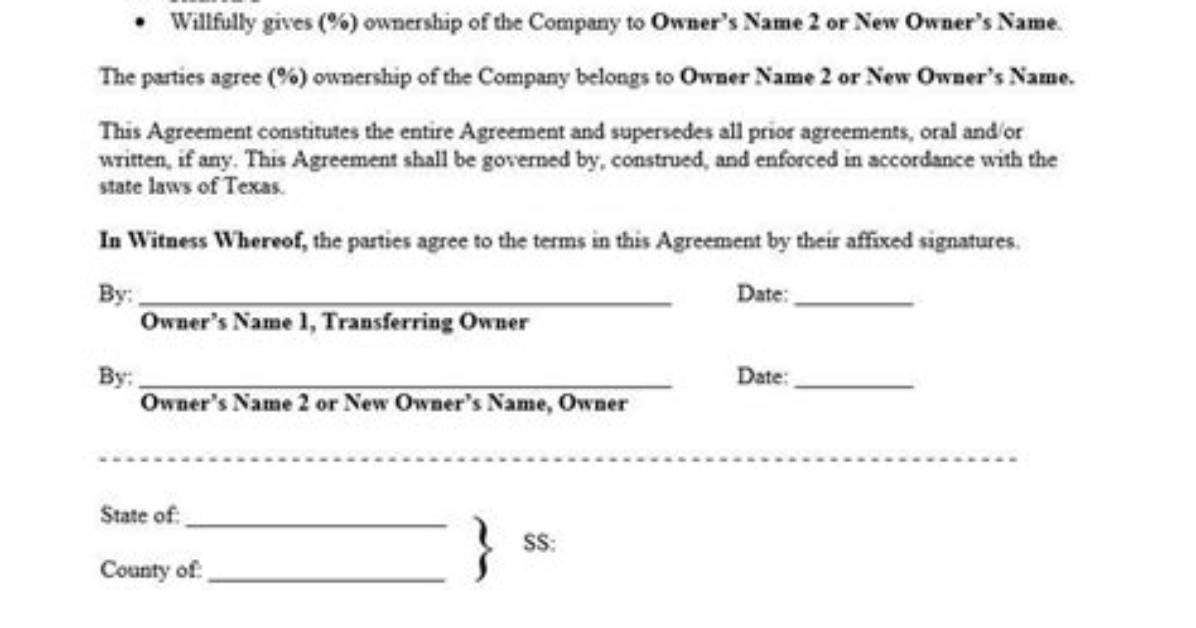 How Much Is the Transfer of Ownership in Lto?
