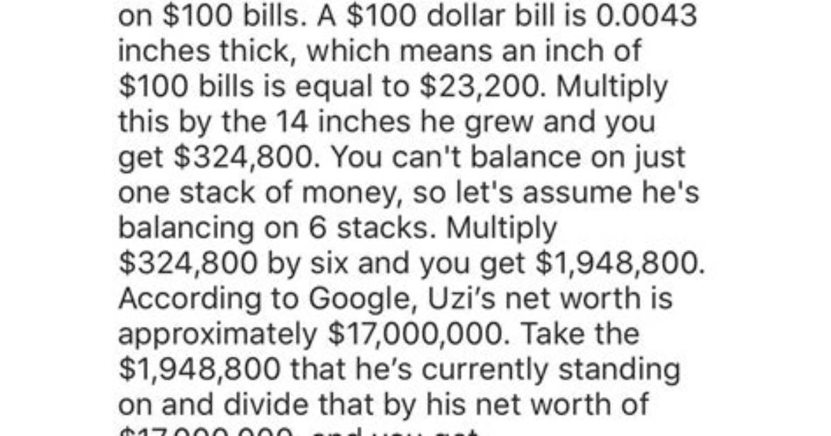 How Much Money Does Lil Uzi Vert Really Have?
