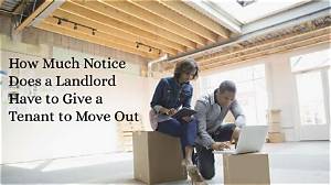 How Much Notice Does a Landlord Have to Give a Tenant to Move out in Minnesota?