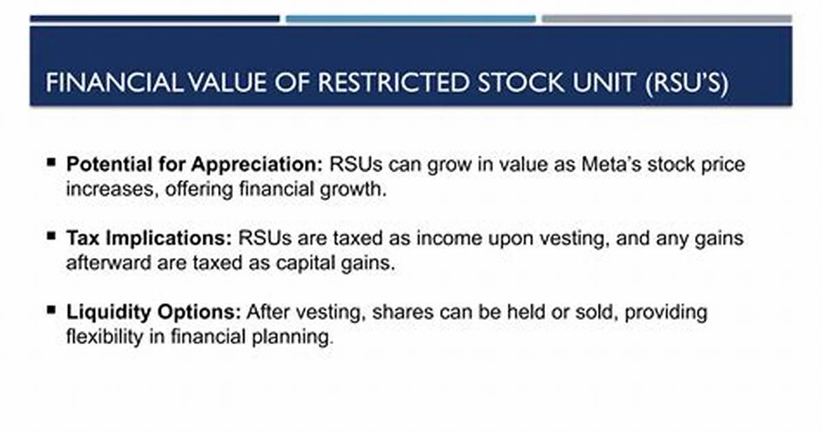 How Rsu Price Is Calculated?
