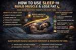 How Should I Sleep to Build Muscle?